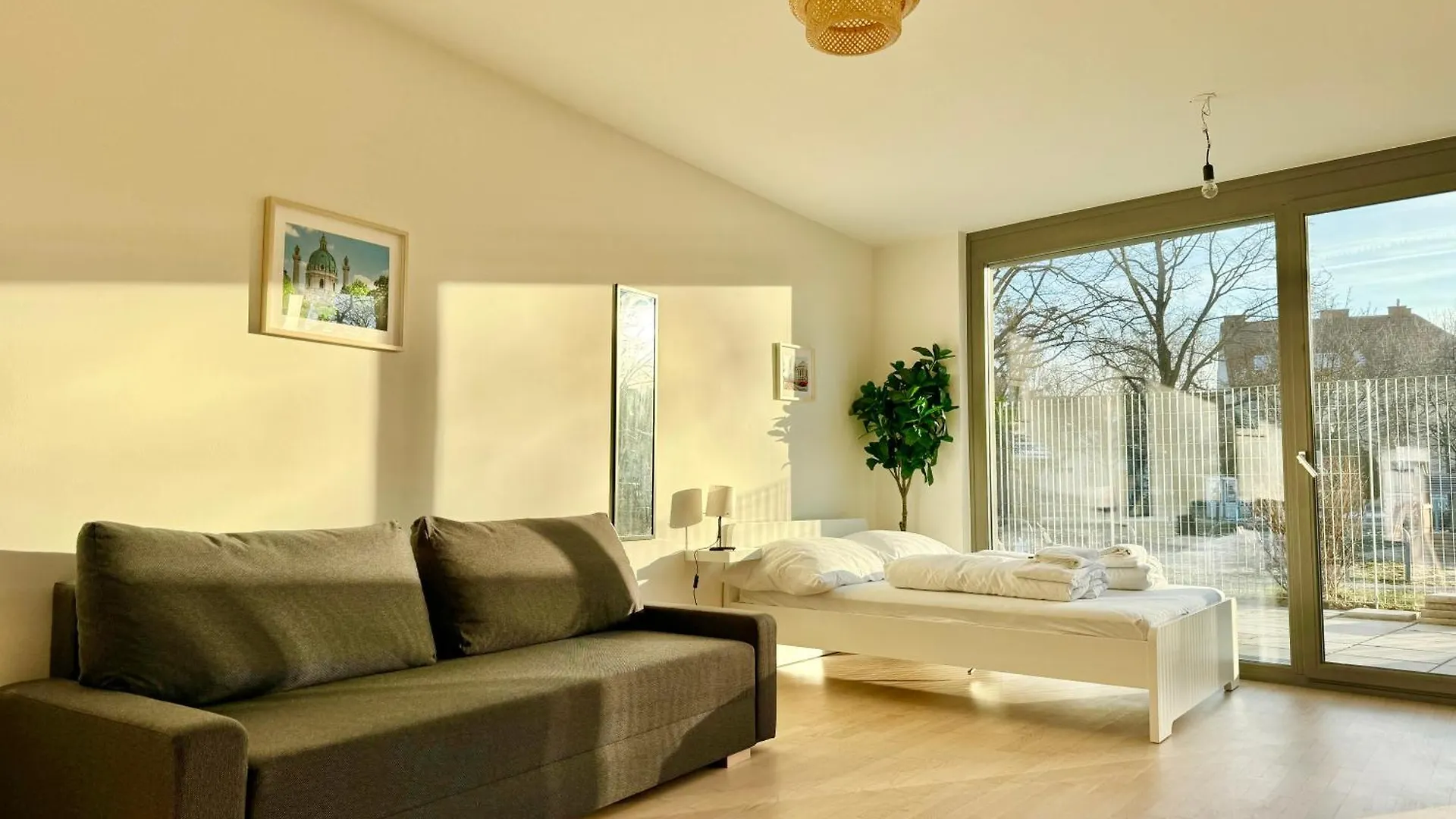 Apartmán Modern 150 M2 Maisonette - Private Garden & Free Parking Vídeň